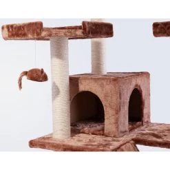 Frisco 72-in Large Base Faux Fur Cat Tree & Condo -Pet Cat Supplies Shop 101809 PT3. AC SS1800 V1584452388
