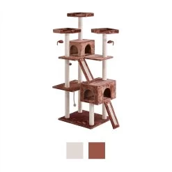 Frisco 72-in Large Base Faux Fur Cat Tree & Condo -Pet Cat Supplies Shop 101809 PT5. AC SS1800 V1584453202