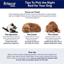 Frisco Pillow Dog Bed W/ Removeable Cover -Pet Cat Supplies Shop 113294 PT7. AC SS1800 V1668199311