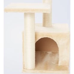 Frisco 28-in Faux Fur Cat Tree & Condo -Pet Cat Supplies Shop 128073 PT3. AC SS1800 V1584452434