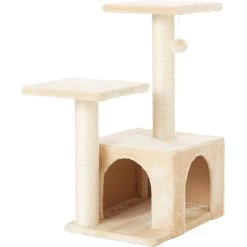 Frisco 28-in Faux Fur Cat Tree & Condo -Pet Cat Supplies Shop 128073 PT5. AC SS1800 V1584453205