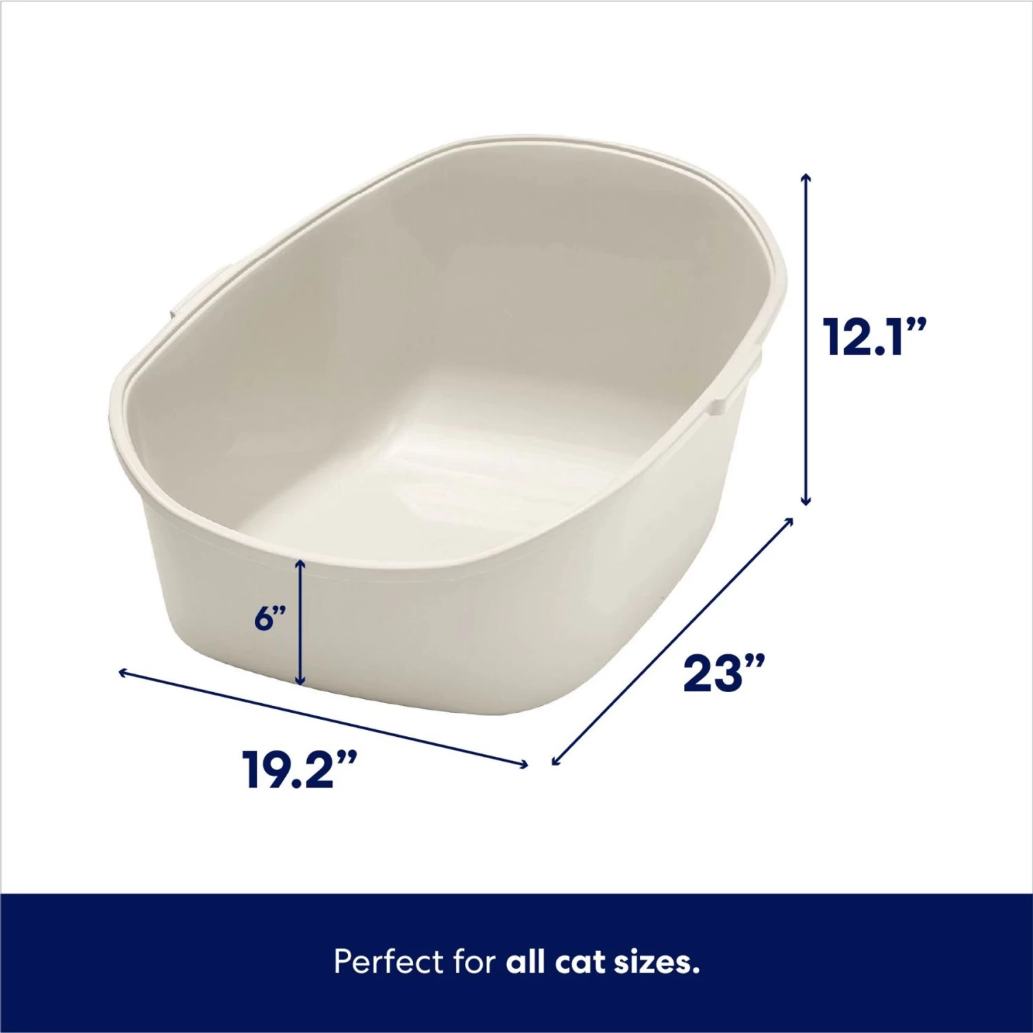 Frisco High Back Cat Litter Box, Extra Large 4 Frisco High Back Cat Litter Box, Extra Large - Image 2