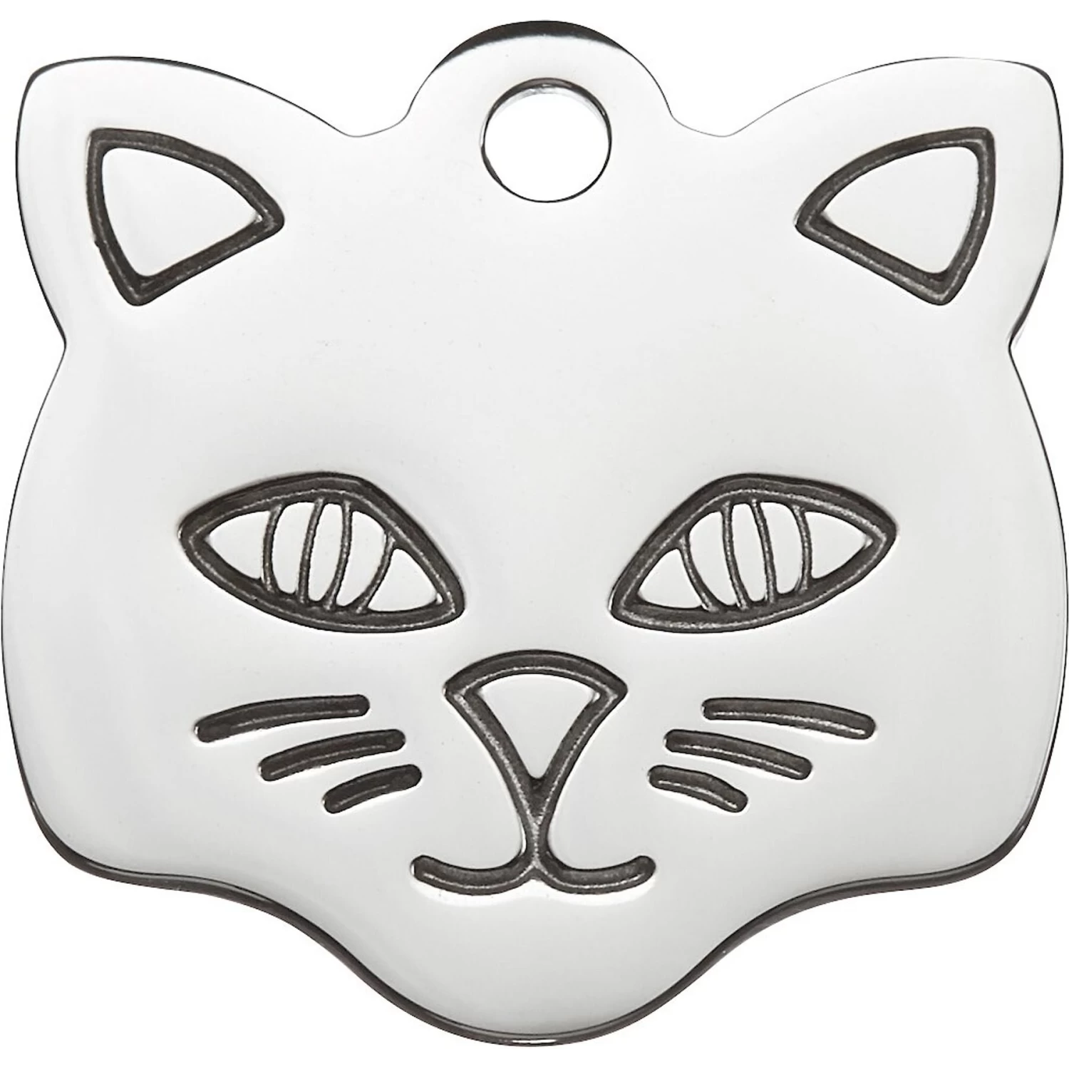Frisco Stainless Steel Personalized Cat ID Tag, Cat 4 Frisco Stainless Steel Personalized Cat ID Tag, Cat - Image 2