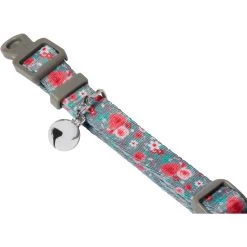 Frisco Rose Polyester Breakaway Cat Collar With Bell -Pet Cat Supplies Shop 153160 PT2. AC SS1800 V1701796877