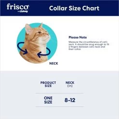 Frisco Rose Polyester Breakaway Cat Collar With Bell -Pet Cat Supplies Shop 153160 PT7. AC SS1800 V1701796857