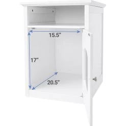 Frisco Decorative Side Table Cat Litter Box Cover -Pet Cat Supplies Shop 156786 PT5. AC SS1800 V1570480091