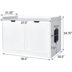 Frisco Decorative Bench Cat Litter Box Cover -Pet Cat Supplies Shop 156788 PT3. AC SS1800 V1570480071