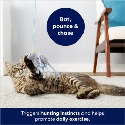 Frisco Bouncy Mouse Plush Teaser Cat Toy With Catnip -Pet Cat Supplies Shop 161259 PT5. AC SS1800 V1686580155