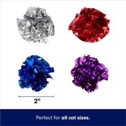 Frisco Colorful Crinkle Ball Cat Toy -Pet Cat Supplies Shop 166330 PT1. AC SS1800 V1686579687