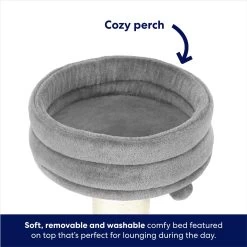 Frisco 24.8-in Heavy Duty Faux Fur Cat Tree -Pet Cat Supplies Shop 169397 PT3. AC SS1800 V1667229720