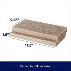 Frisco Double-Wide Cat Scratcher Toy Refill With Catnip, 2 Count -Pet Cat Supplies Shop 174800 PT1. AC SS1800 V1698248314