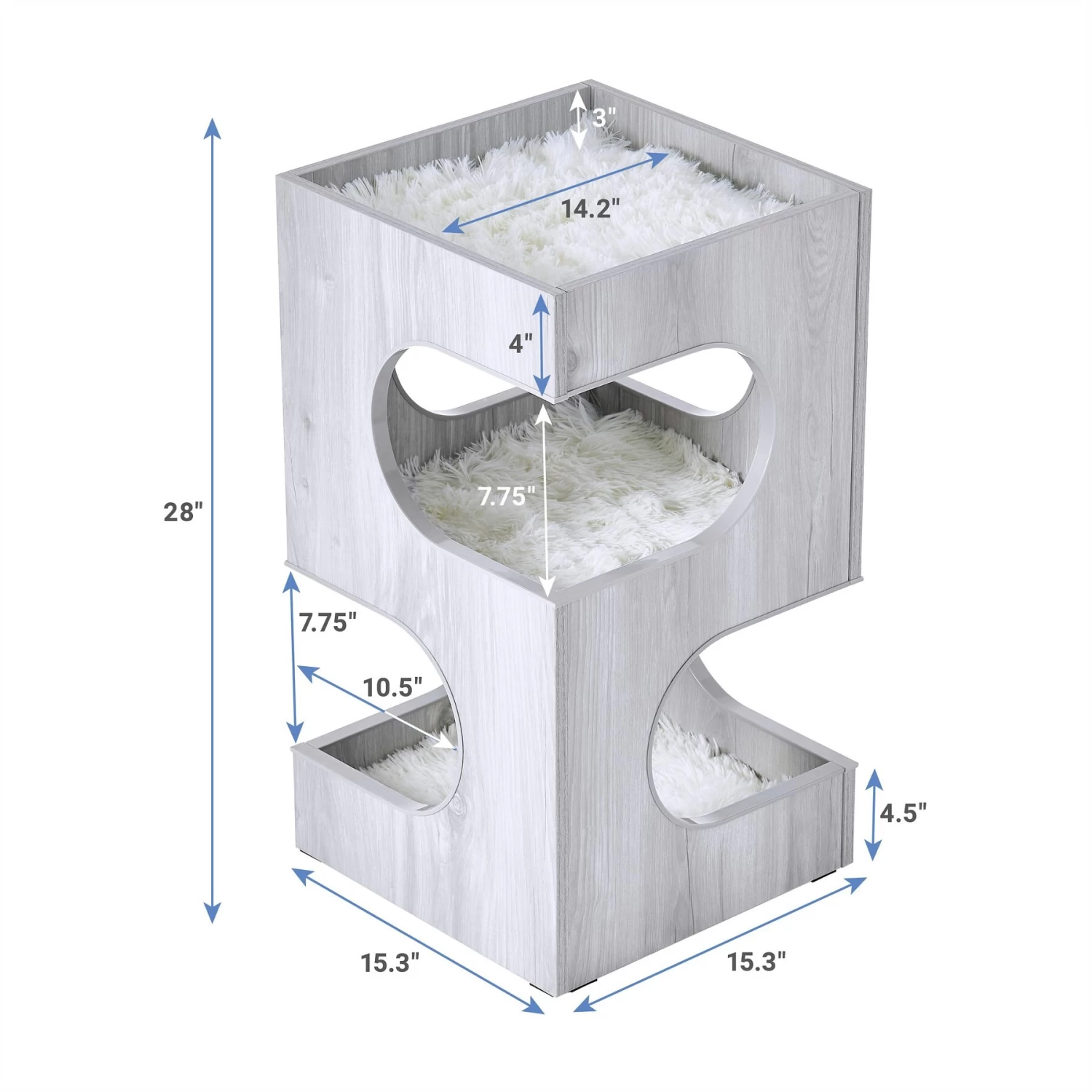 Frisco 28-in Modern Cat Tree & Condo 4 Frisco 28-in Modern Cat Tree & Condo - Image 2