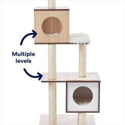 Frisco 62-in Modern Cat Tree & Condo -Pet Cat Supplies Shop 177901 PT3. AC SS1800 V1667228724