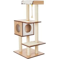 Frisco 47.5-in Modern Cat Tree & Condo -Pet Cat Supplies Shop 177904 PT5. AC SS1800 V1584453379