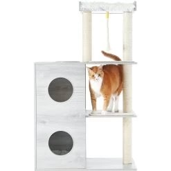 Frisco 52-in Modern Cat Tree & Condo -Pet Cat Supplies Shop 177911 PT5. AC SS1800 V1584453408
