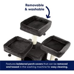 Frisco 68-in Faux Fur Cat Tree & Condo -Pet Cat Supplies Shop 180384 PT3. AC SS1800 V1669908644