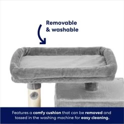 Frisco 33-in Faux Fur Cat Tree & Condo -Pet Cat Supplies Shop 180389 PT3. AC SS1800 V1667227151