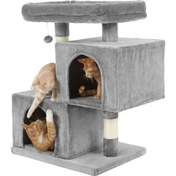 Frisco 33-in Faux Fur Cat Tree & Condo -Pet Cat Supplies Shop 180389 PT4. AC SS1800 V1584453144