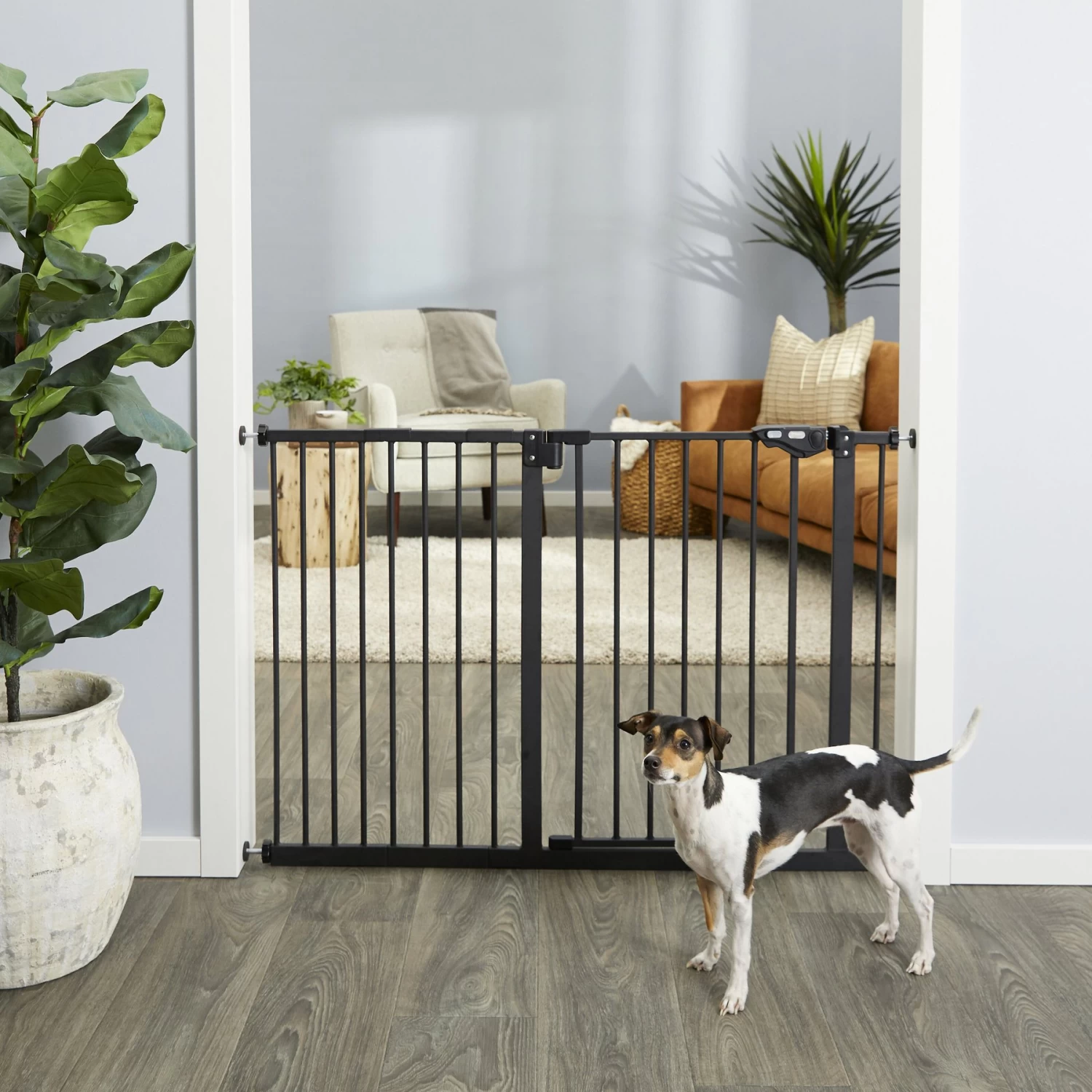 Frisco Steel Extra Wide Auto-Close Dog Gate 3 Frisco Steel Extra Wide Auto-Close Dog Gate