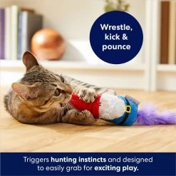 Frisco Mythical Mates Gnome Plush Kicker Cat Toy With Catnip -Pet Cat Supplies Shop 206355 PT5. AC SS1800 V1686579084