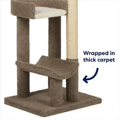 Frisco 69-in Real Carpet Wooden Cat Tree -Pet Cat Supplies Shop 208926 PT2. AC SS1800 V1667228667