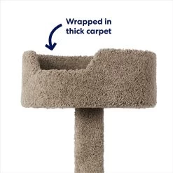 Frisco 65-in Real Carpet Wooden Cat Tree -Pet Cat Supplies Shop 208934 PT2. AC SS1800 V1667229260