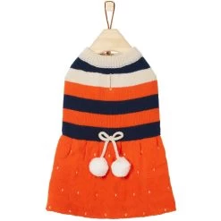Frisco Pom Pom Bow Striped Dog & Cat Sweater Dress 12 Frisco Pom Pom Bow Striped Dog & Cat Sweater Dress -Pet Cat Supplies Shop 223722 PT3. AC SS1800 V1599501054