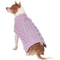Frisco Bobble-Knit Dog & Cat Turtleneck Sweater
