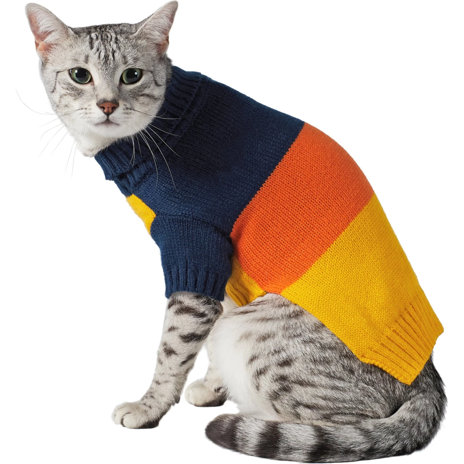 Frisco Colorblock Dog & Cat Turtleneck Sweater With Sleeves 5 Frisco Colorblock Dog & Cat Turtleneck Sweater With Sleeves - Image 3