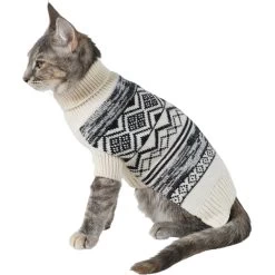Frisco Black & Cream Turtleneck Sweater 11 Frisco Black & Cream Turtleneck Sweater -Pet Cat Supplies Shop 223850 PT2. AC SS1800 V1599480992