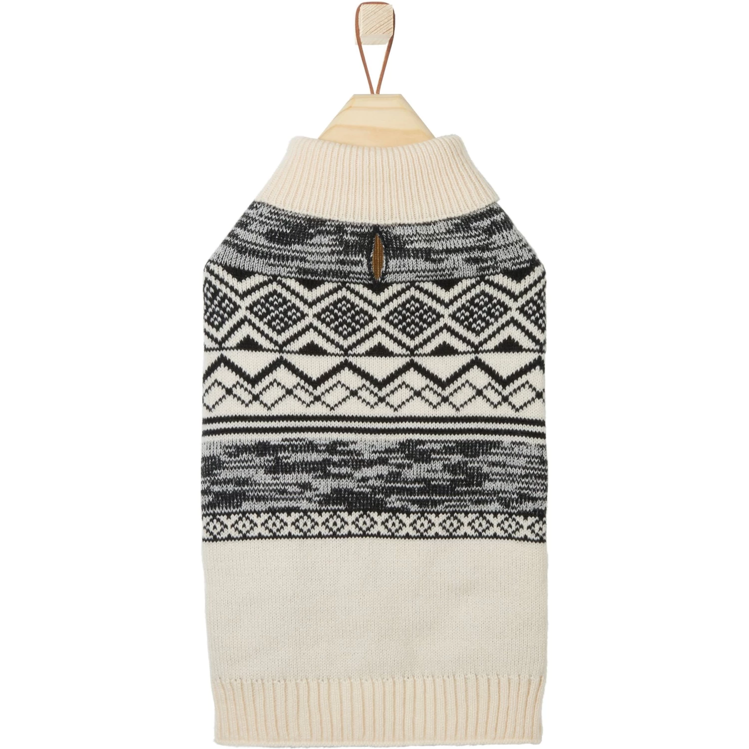 Frisco Black & Cream Turtleneck Sweater 6 Frisco Black & Cream Turtleneck Sweater - Image 4