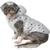 Frisco Mediumweight Silver Polka Dotted Insulated Dog & Cat Coat -Pet Cat Supplies Shop 224017 MAIN. AC SS1800 V1600703155