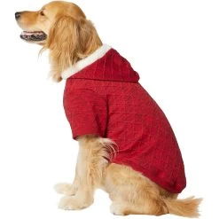 Frisco Textured Knit Dog & Cat Hoodie -Pet Cat Supplies Shop 224233 PT2. AC SS1800 V1637685691