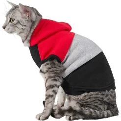 Frisco Colorblock Dog & Cat Sleeveless Hoodie -Pet Cat Supplies Shop 224263 PT3. AC SS1800 V1637677889