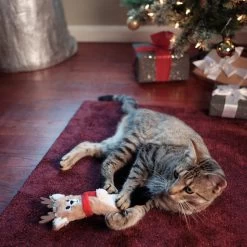 Frisco Holiday Reindeer Plush Kicker Cat Toy With Catnip -Pet Cat Supplies Shop 228553 PT2. AC SS1800 V1602172632