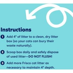 Frisco Lightweight Unscented Clumping Cat Litter -Pet Cat Supplies Shop 230716 PT5. AC SS1800 V1657656284