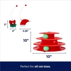 Frisco Holiday Santa Hat & Mistletoe Cat Tracks Cat Toy -Pet Cat Supplies Shop 233317 PT1. AC SS1800 V1695045652