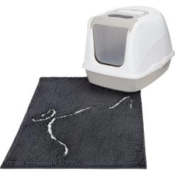 Frisco Microfiber Chenille Cat Silhouette Litter Mat -Pet Cat Supplies Shop 235902 PT3. AC SS1800 V1603342031