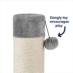 Frisco 35-in Heavy Duty Sisal Cat Scratching Post With Toy -Pet Cat Supplies Shop 238150 PT3. AC SS1800 V1667227022