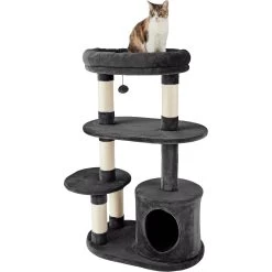 Frisco 48.25-in Heavy Duty Faux Fur Cat Tree & Condo -Pet Cat Supplies Shop 238154 PT2. AC SS1800 V1616075075