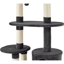 Frisco 48.25-in Heavy Duty Faux Fur Cat Tree & Condo -Pet Cat Supplies Shop 238154 PT4. AC SS1800 V1616074725