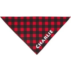 Frisco Buffalo Plaid Printed Personalized Dog & Cat Bandana -Pet Cat Supplies Shop 238325 PT3. AC SS1800 V1618507339