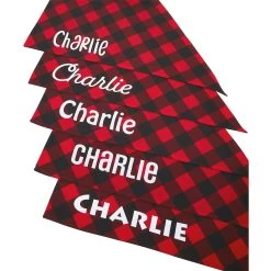 Frisco Buffalo Plaid Printed Personalized Dog & Cat Bandana -Pet Cat Supplies Shop 238325 PT4. AC SS1800 V1618508828