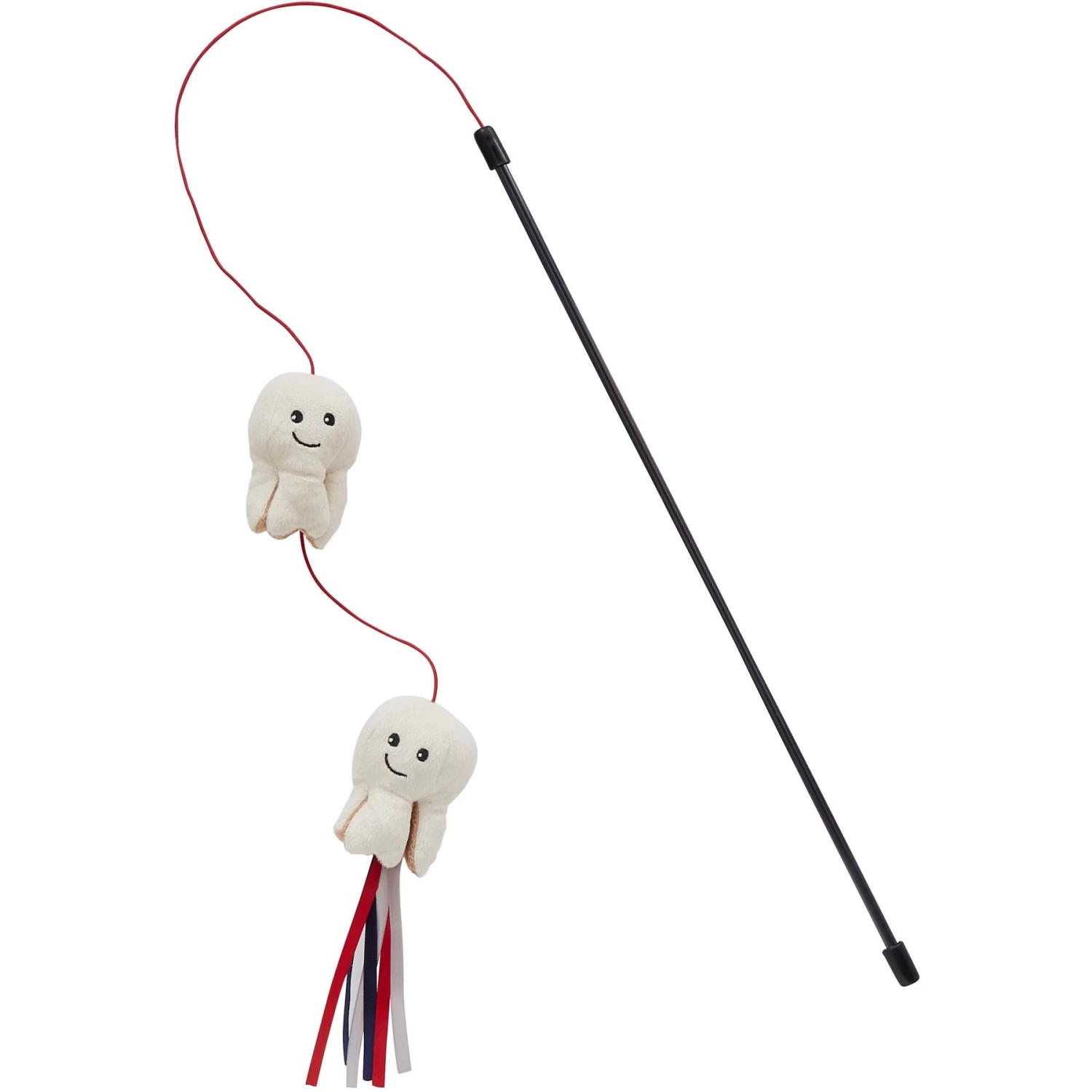 Frisco Zoomies & Chill Popcorn Teaser Wand Cat Toy With Catnip 3 Frisco Zoomies & Chill Popcorn Teaser Wand Cat Toy With Catnip