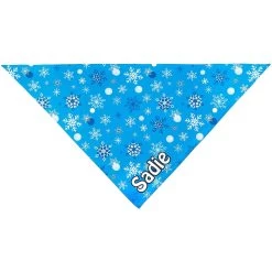 Frisco Blue Snowflakes Personalized Dog & Cat Bandana 13 Frisco Blue Snowflakes Personalized Dog & Cat Bandana -Pet Cat Supplies Shop 242803 PT3. AC SS1800 V1618507971