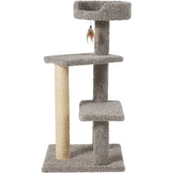 Frisco 41.5-in Real Carpet Wooden Cat Tree -Pet Cat Supplies Shop 244527 PT3. AC SS1800 V1603202563