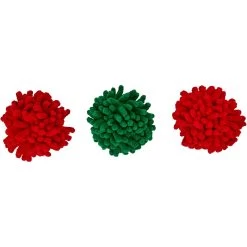 Frisco Holiday Moppy Ball Cat Toy With Catnip, 3 Count -Pet Cat Supplies Shop 244935 PT3. AC SS1800 V1600707664