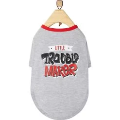 Frisco Little Trouble Maker Dog & Cat T-Shirt 12 Frisco Little Trouble Maker Dog & Cat T-Shirt -Pet Cat Supplies Shop 248639 PT3. AC SS1800 V1644960083