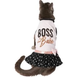 Frisco Boss Babe Dog & Cat Dress -Pet Cat Supplies Shop 248674 PT3. AC SS1800 V1633074669