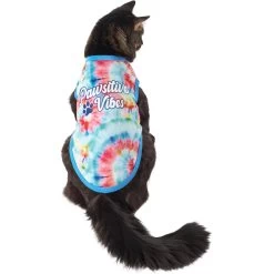 Frisco Pawsitive Vibes Tiedye Print Dog & Cat T-Shirt 11 Frisco Pawsitive Vibes Tiedye Print Dog & Cat T-Shirt -Pet Cat Supplies Shop 248783 PT2. AC SS1800 V1637679097